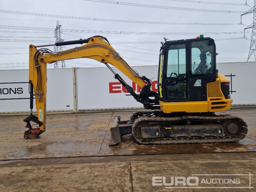 2021 JCB 86C-2 - Мини багер: снимка 2 2021 JCB 86C-2 - Мини багер: снимка 2