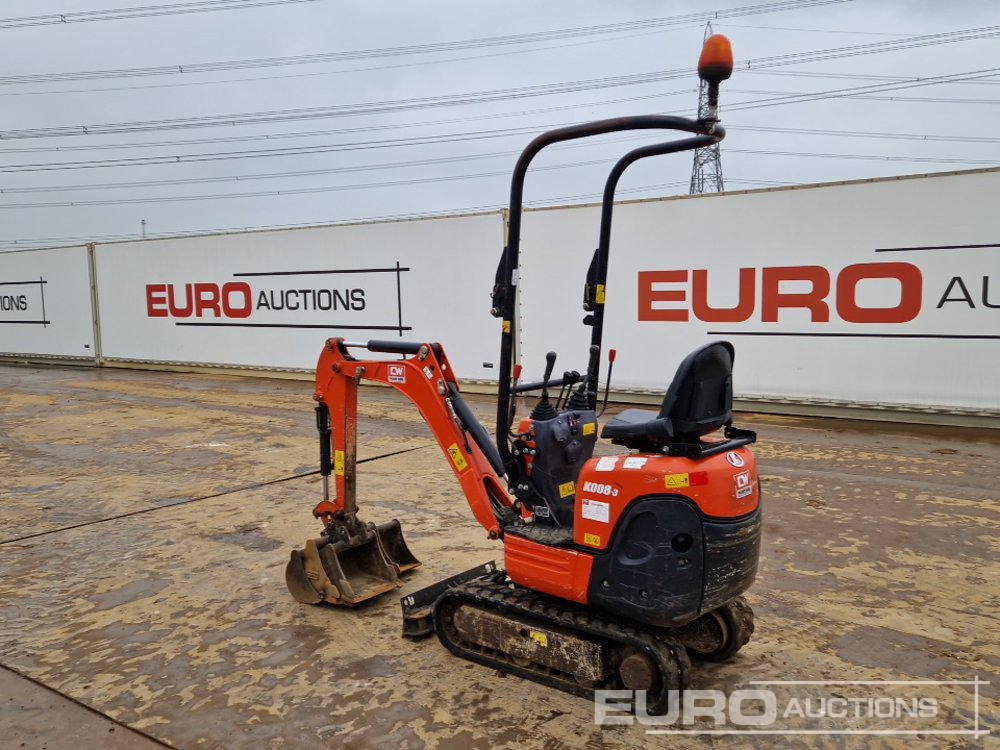 2021 Kubota K008-3 - Мини багер: снимка 3 2021 Kubota K008-3 - Мини багер: снимка 3