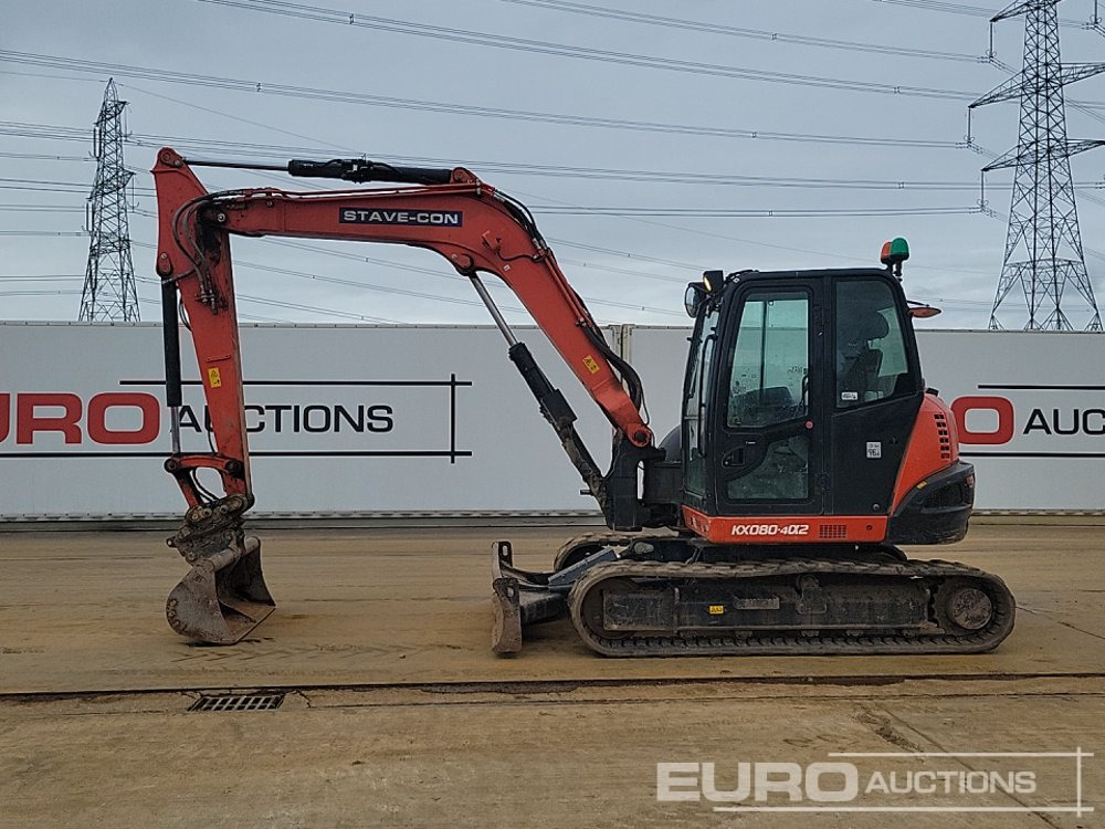 2021 Kubota KX080-4A2 - Мини багер: снимка 2 2021 Kubota KX080-4A2 - Мини багер: снимка 2