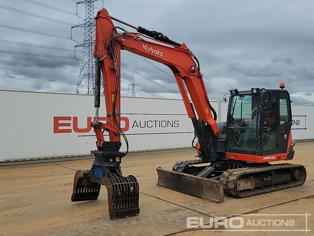 2021 Kubota KX080-4A2 - Мини багер: снимка 1 2021 Kubota KX080-4A2 - Мини багер: снимка 1