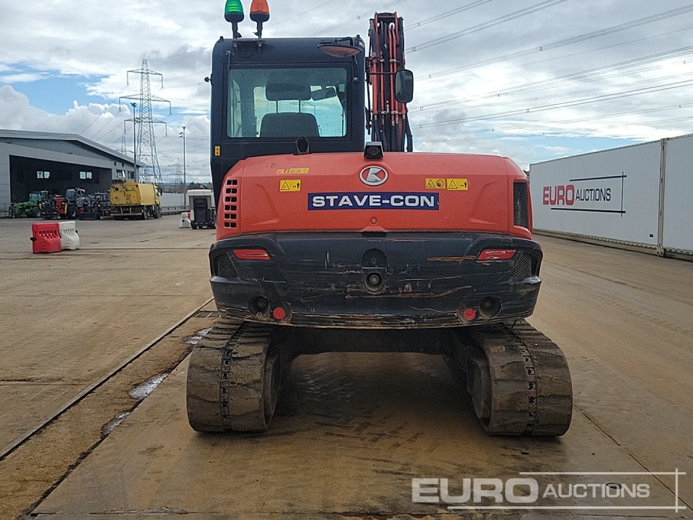 2021 Kubota KX080-4A2 - Мини багер: снимка 4 2021 Kubota KX080-4A2 - Мини багер: снимка 4