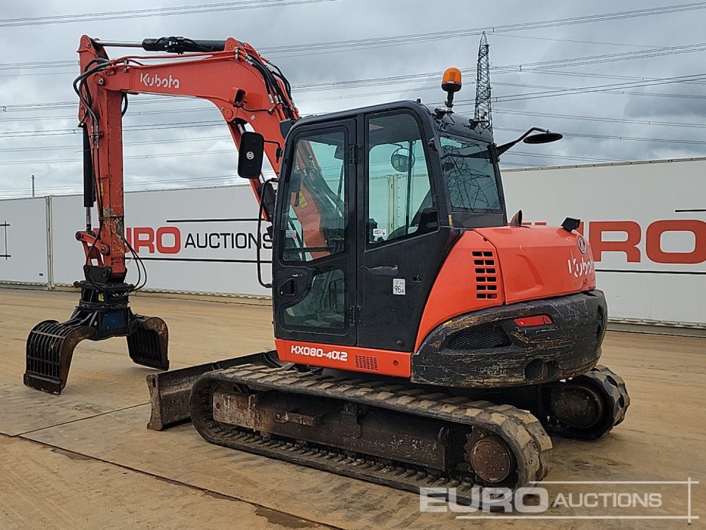 2021 Kubota KX080-4A2 - Мини багер: снимка 3 2021 Kubota KX080-4A2 - Мини багер: снимка 3