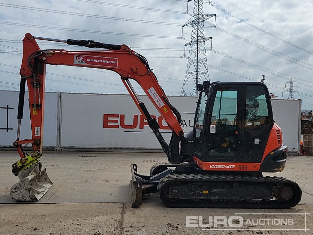 2021 Kubota KX080-4A2 - Мини багер: снимка 2 2021 Kubota KX080-4A2 - Мини багер: снимка 2