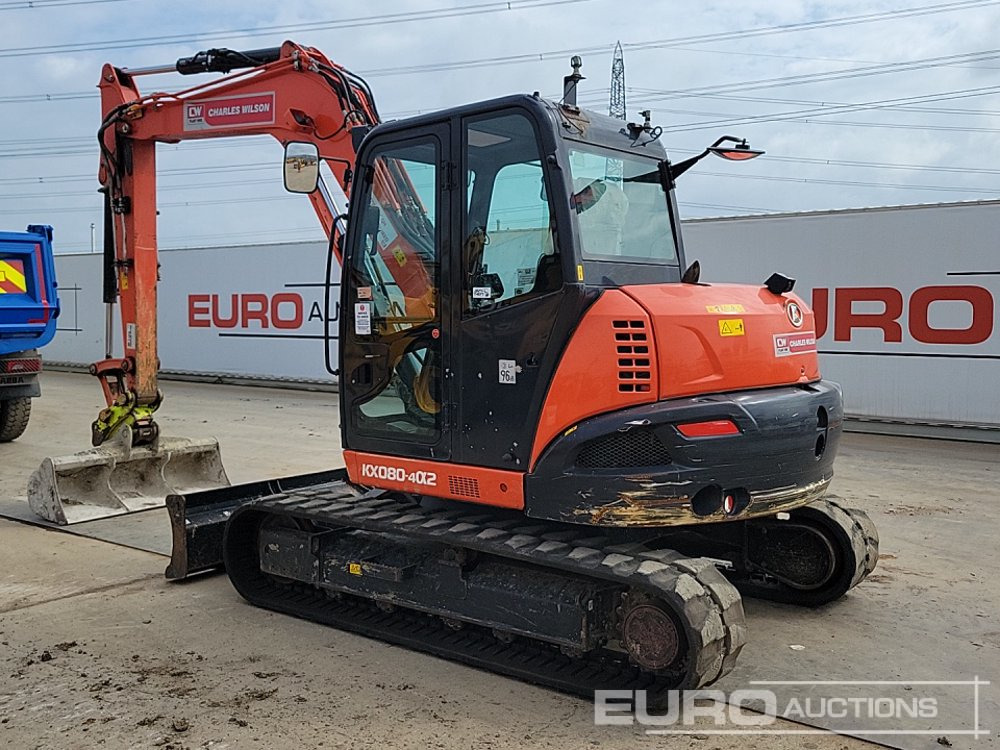 2021 Kubota KX080-4A2 - Мини багер: снимка 3 2021 Kubota KX080-4A2 - Мини багер: снимка 3