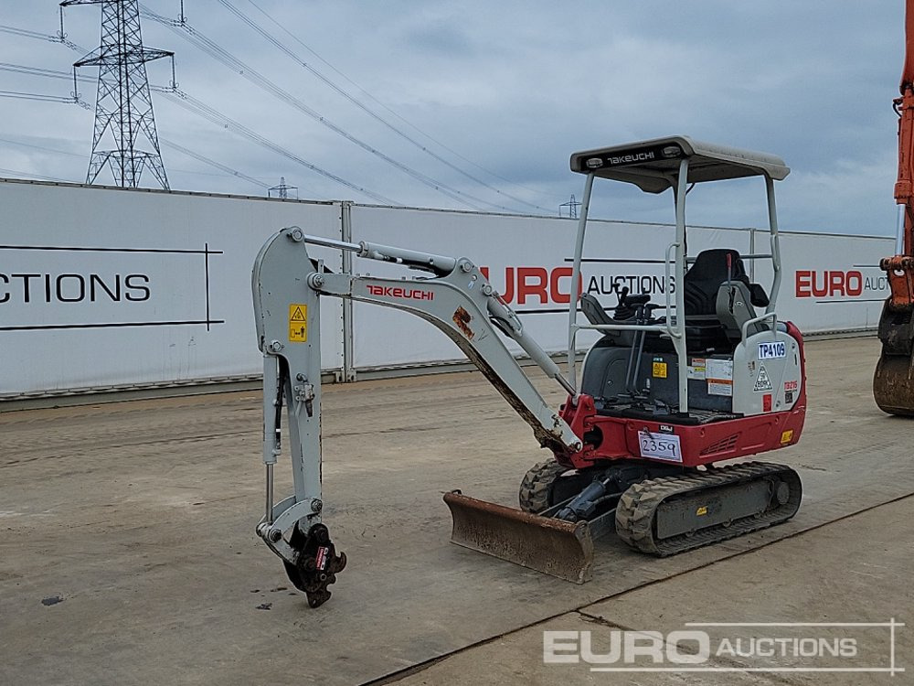2021 Takeuchi TB216 - Мини багер: снимка 1 2021 Takeuchi TB216 - Мини багер: снимка 1