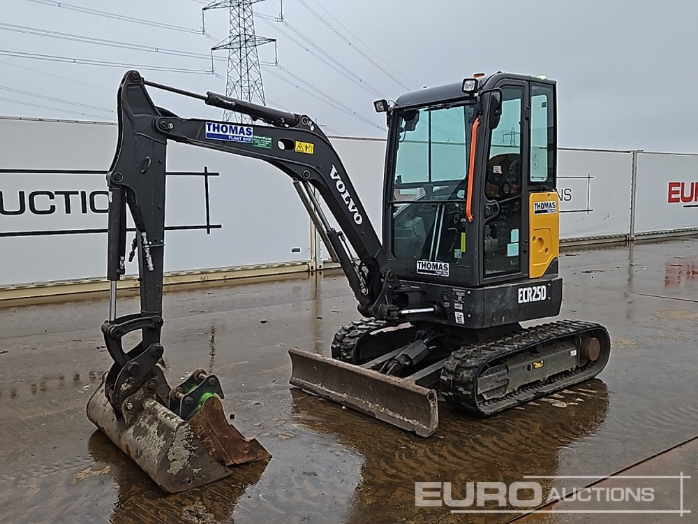 2021 Volvo ECR25D - Мини багер: снимка 1 2021 Volvo ECR25D - Мини багер: снимка 1