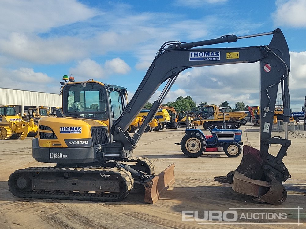 Мини багер 2021 Volvo ECR88D: снимка 6