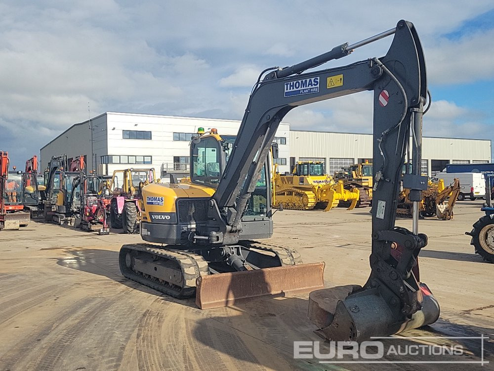 Мини багер 2021 Volvo ECR88D: снимка 7