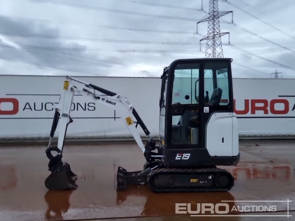 2022 Bobcat E19 - Мини багер: снимка 2 2022 Bobcat E19 - Мини багер: снимка 2