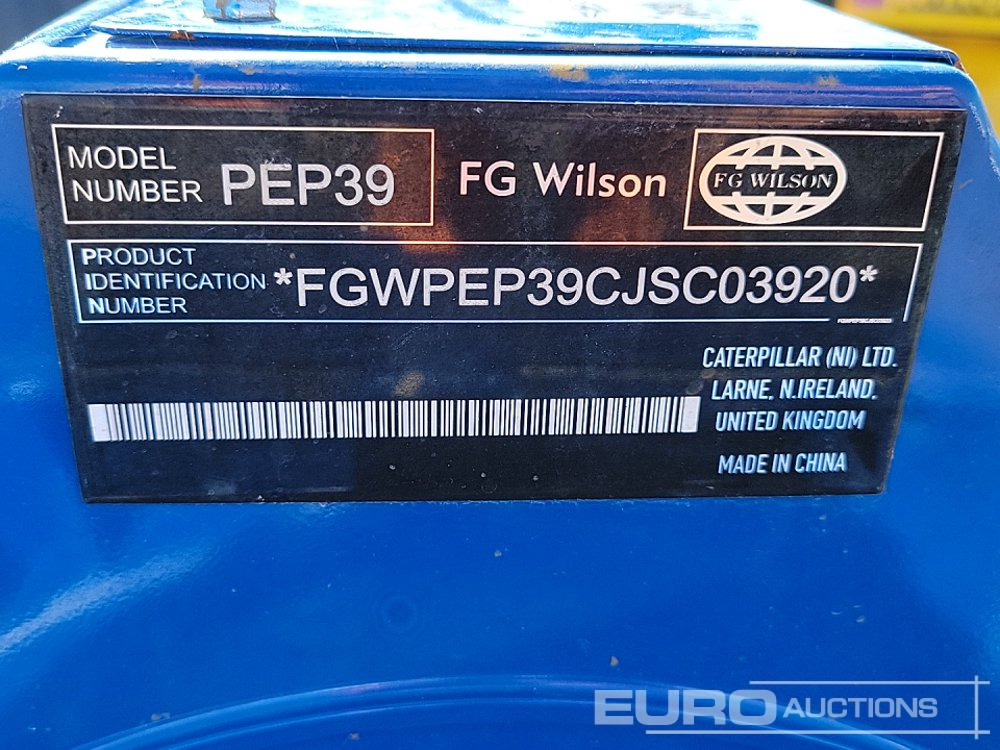 Електрогенератор 2022 FG Wilson 100kVA Alternator: снимка 11