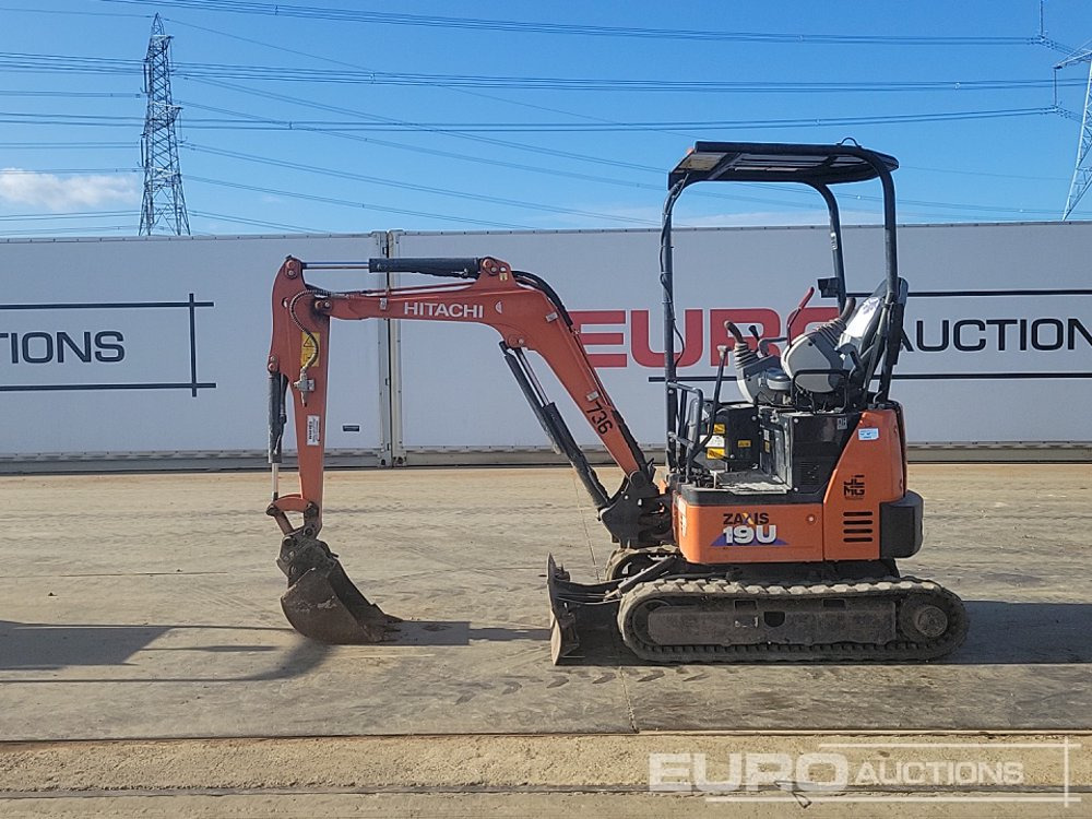 2022 Hitachi ZX19U-6 YLR - Мини багер: снимка 2 2022 Hitachi ZX19U-6 YLR - Мини багер: снимка 2