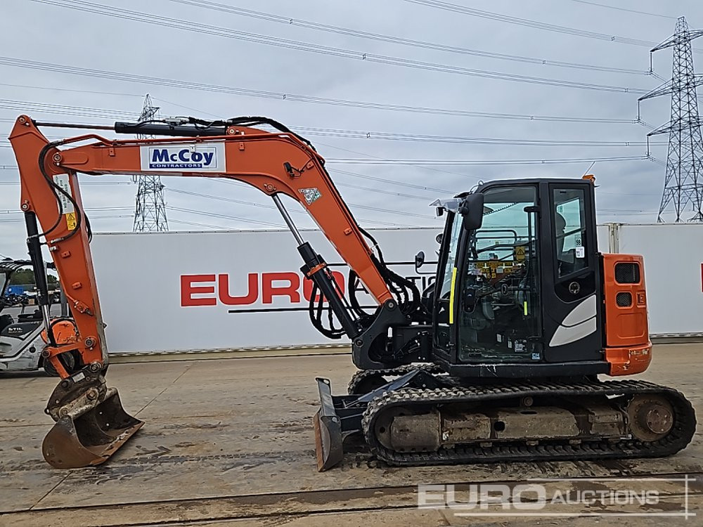 2022 Hitachi ZX85USB-6 - Мини багер: снимка 2 2022 Hitachi ZX85USB-6 - Мини багер: снимка 2