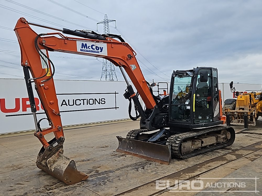 2022 Hitachi ZX85USB-6 - Мини багер: снимка 1 2022 Hitachi ZX85USB-6 - Мини багер: снимка 1