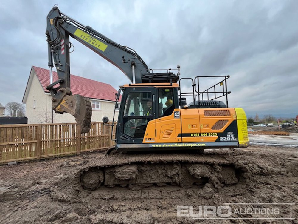 2022 Hyundai HX220A L - Верижен багер: снимка 2 2022 Hyundai HX220A L - Верижен багер: снимка 2