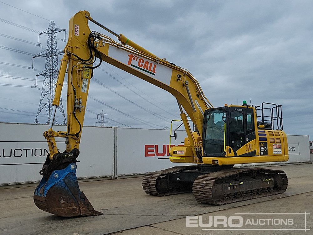 2022 Komatsu PC210LC-11E0 - Верижен багер: снимка 1 2022 Komatsu PC210LC-11E0 - Верижен багер: снимка 1