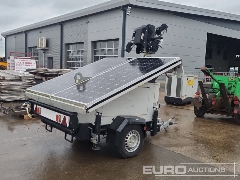 2022 Trime X-Solar Single Axle Solar Powered LED Lighting Tower - Осветителна кула: снимка 5 2022 Trime X-Solar Single Axle Solar Powered LED Lighting Tower - Осветителна кула: снимка 5