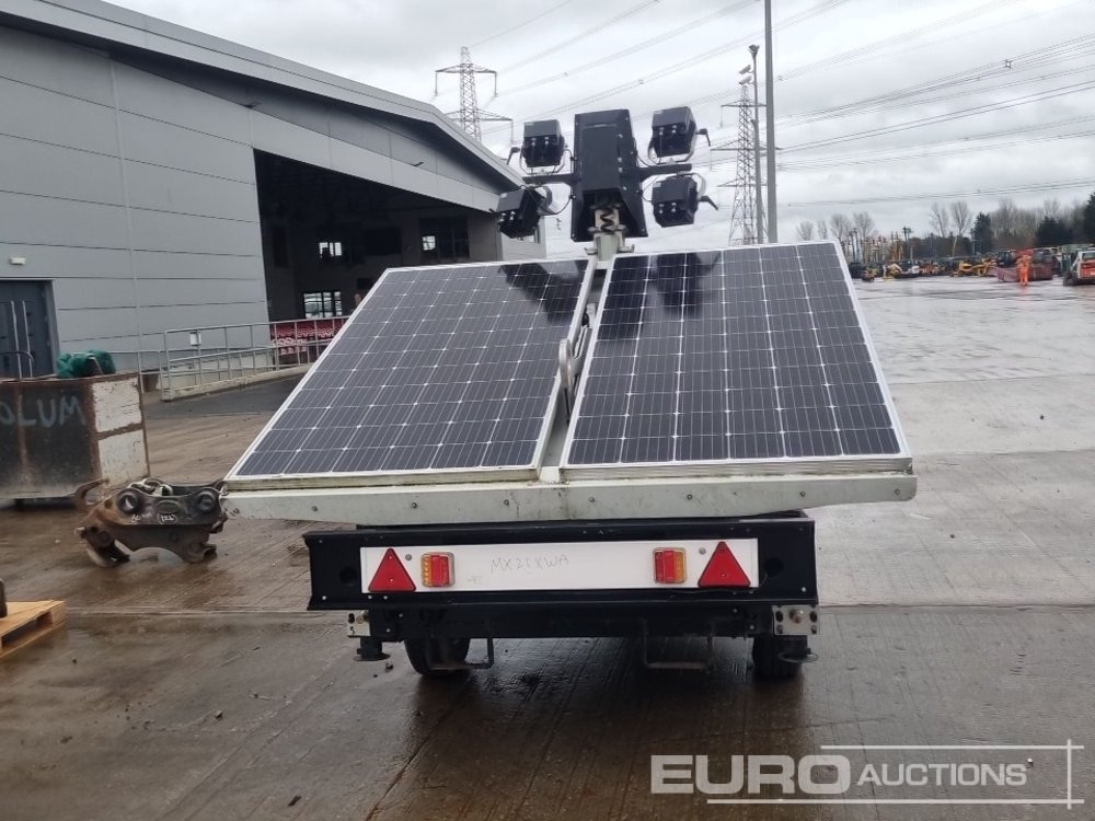 2022 Trime X-Solar Single Axle Solar Powered LED Lighting Tower - Осветителна кула: снимка 4 2022 Trime X-Solar Single Axle Solar Powered LED Lighting Tower - Осветителна кула: снимка 4