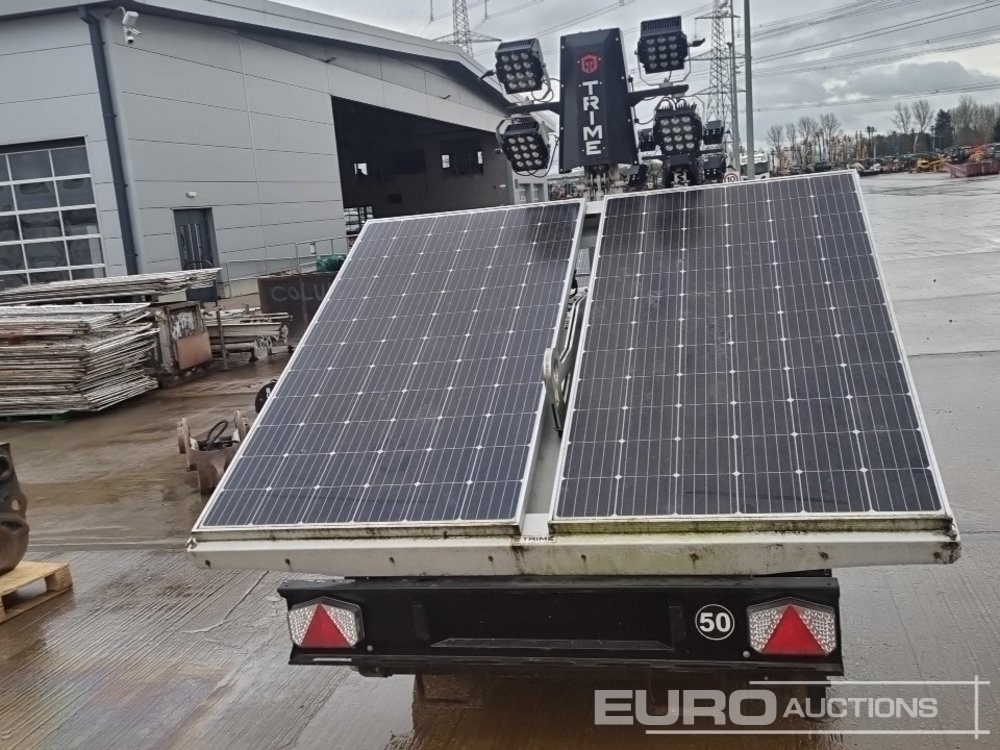 2022 Trime X-Solar Single Axle Solar Powered LED Lighting Tower - Осветителна кула: снимка 4 2022 Trime X-Solar Single Axle Solar Powered LED Lighting Tower - Осветителна кула: снимка 4