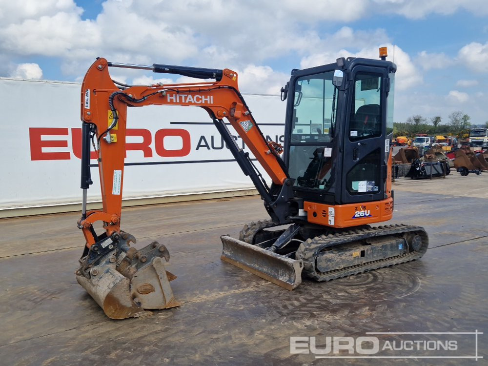 2024 Hitachi ZX26U-6 CLR - Мини багер: снимка 1 2024 Hitachi ZX26U-6 CLR - Мини багер: снимка 1