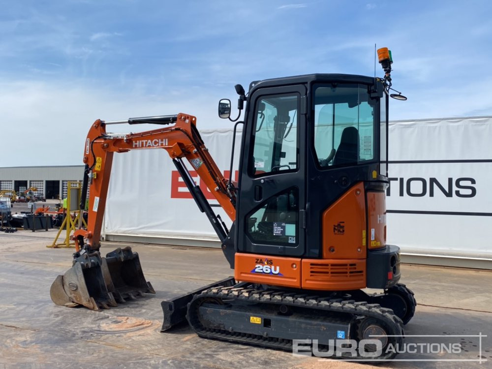 2024 Hitachi ZX26U-6 CLR - Мини багер: снимка 3 2024 Hitachi ZX26U-6 CLR - Мини багер: снимка 3
