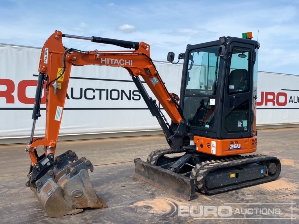 2024 Hitachi ZX26U-6 CLR - Мини багер: снимка 1 2024 Hitachi ZX26U-6 CLR - Мини багер: снимка 1