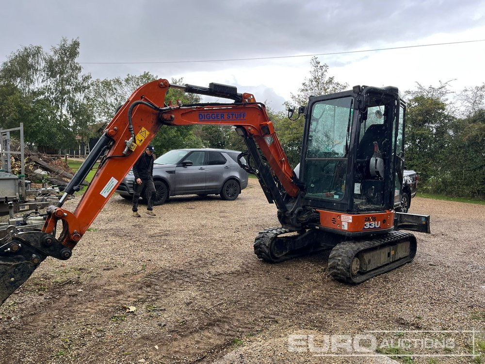 2024 Hitachi ZX33U-6 CLR - Мини багер: снимка 1 2024 Hitachi ZX33U-6 CLR - Мини багер: снимка 1