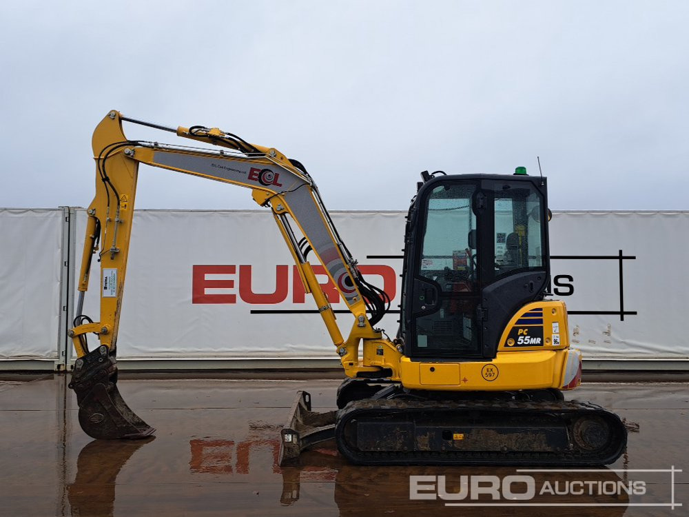 2024 Komatsu PC55MR-5E0 - Мини багер: снимка 2 2024 Komatsu PC55MR-5E0 - Мини багер: снимка 2
