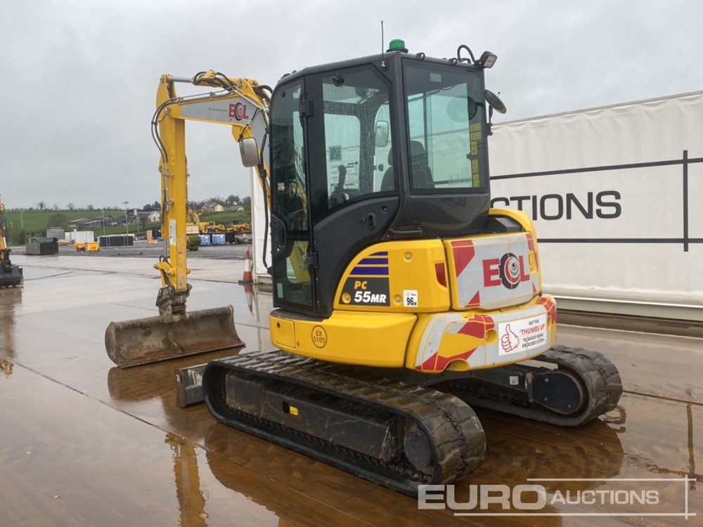 2024 Komatsu PC55MR-5E0 - Мини багер: снимка 3 2024 Komatsu PC55MR-5E0 - Мини багер: снимка 3