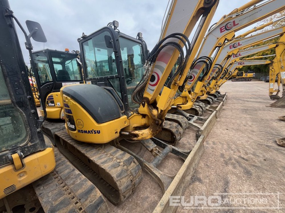 2024 Komatsu PC55MR-5E0 - Мини багер: снимка 3 2024 Komatsu PC55MR-5E0 - Мини багер: снимка 3