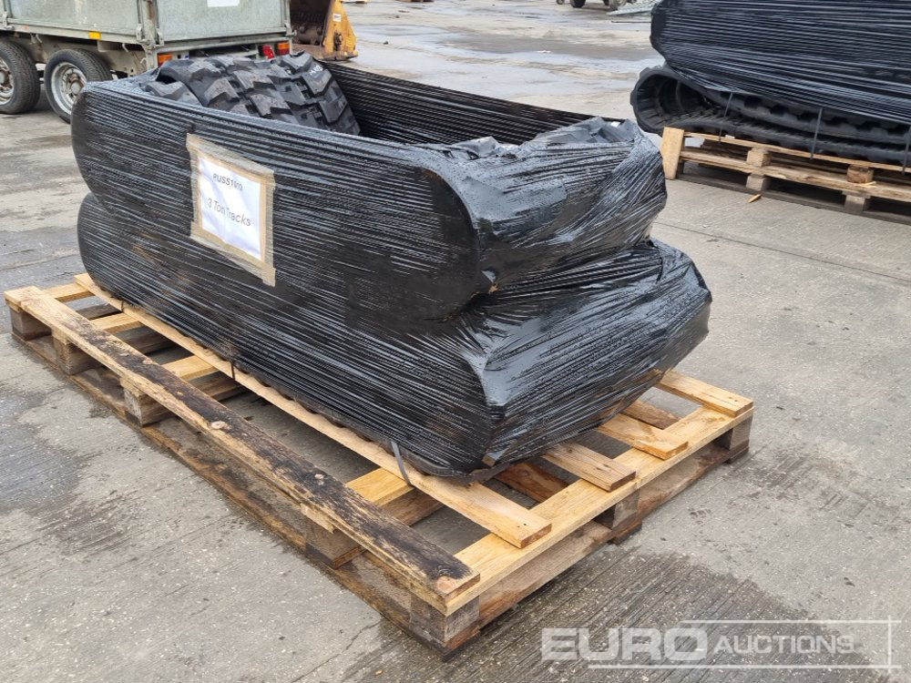 3 Ton Excavator Rubber Tracks (6 of) - Гумени/ Метални вериги за Строителна техника: снимка 1 3 Ton Excavator Rubber Tracks (6 of) - Гумени/ Метални вериги за Строителна техника: снимка 1