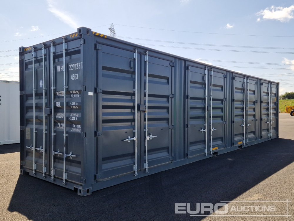 40ft HC Container, 4 Side Doors, 1 End Door (Cannot Be Reconsigned) - Морски контейнер: снимка 1 40ft HC Container, 4 Side Doors, 1 End Door (Cannot Be Reconsigned) - Морски контейнер: снимка 1