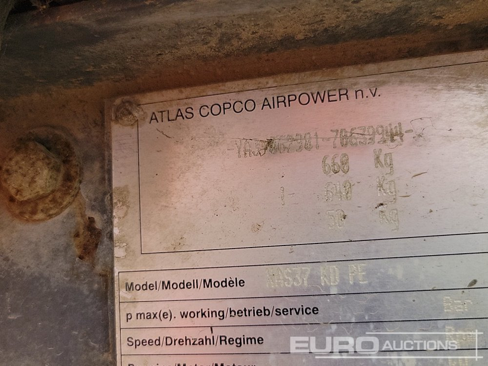 Компресор за въздух Atlas Copco XAS37KDPE: снимка 38