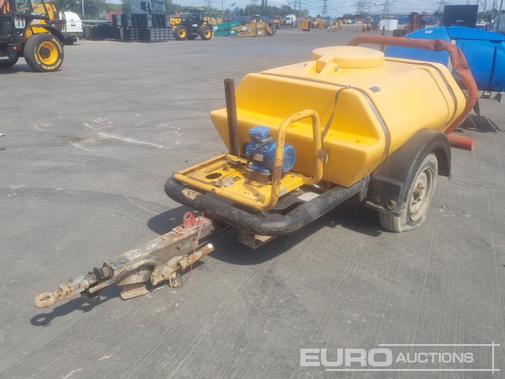 Brendon Bowsers Single Axle Plastic Water Bowser, 415Volt Motor - Резервоар за съхранение: снимка 1 Brendon Bowsers Single Axle Plastic Water Bowser, 415Volt Motor - Резервоар за съхранение: снимка 1