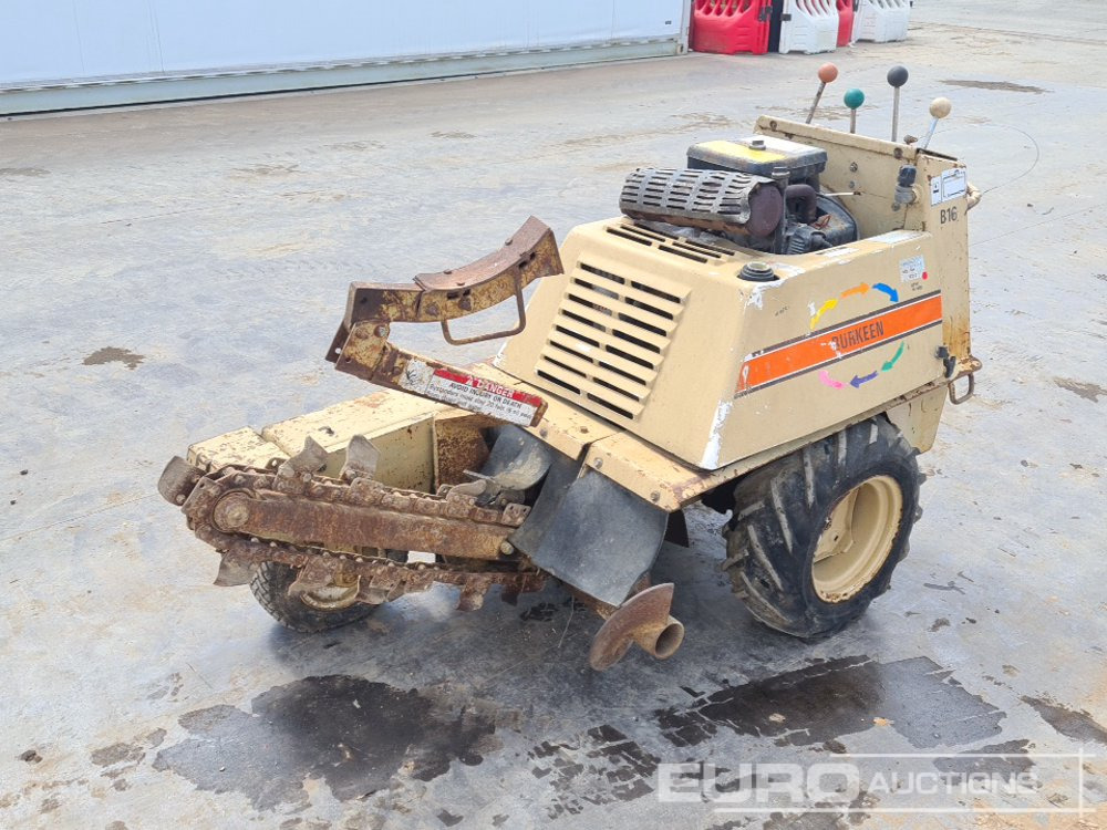 Burkeen Pedestrian Trencher, Petrol Engine - Каналокопател: снимка 1 Burkeen Pedestrian Trencher, Petrol Engine - Каналокопател: снимка 1