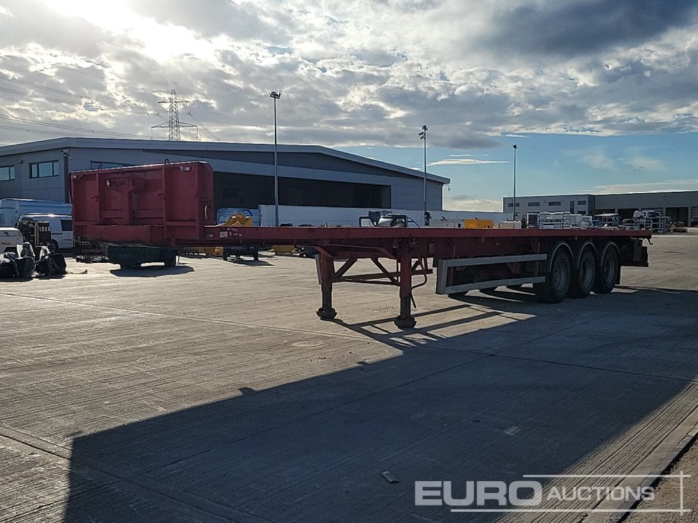 Corus CTS1524-3SA - Бордово полуремарке/ Платформа: снимка 1 Corus CTS1524-3SA - Бордово полуремарке/ Платформа: снимка 1