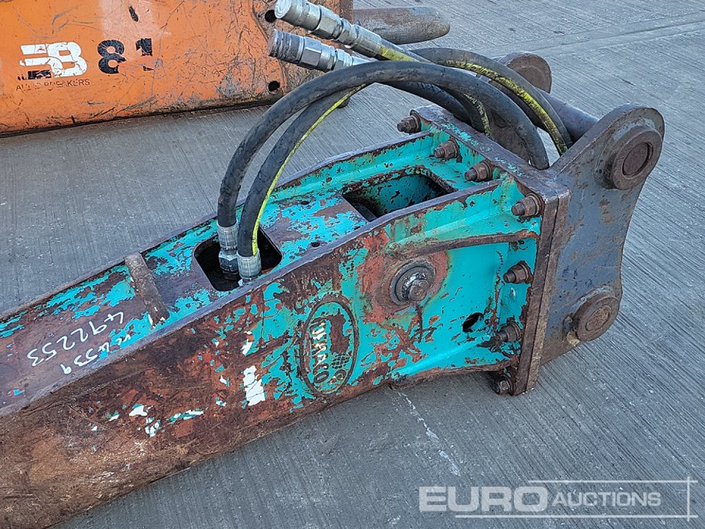 Хидравличен чук Demaco Hydraulic Breaker 65mm Pin to suit 13 Ton Excavator: снимка 13