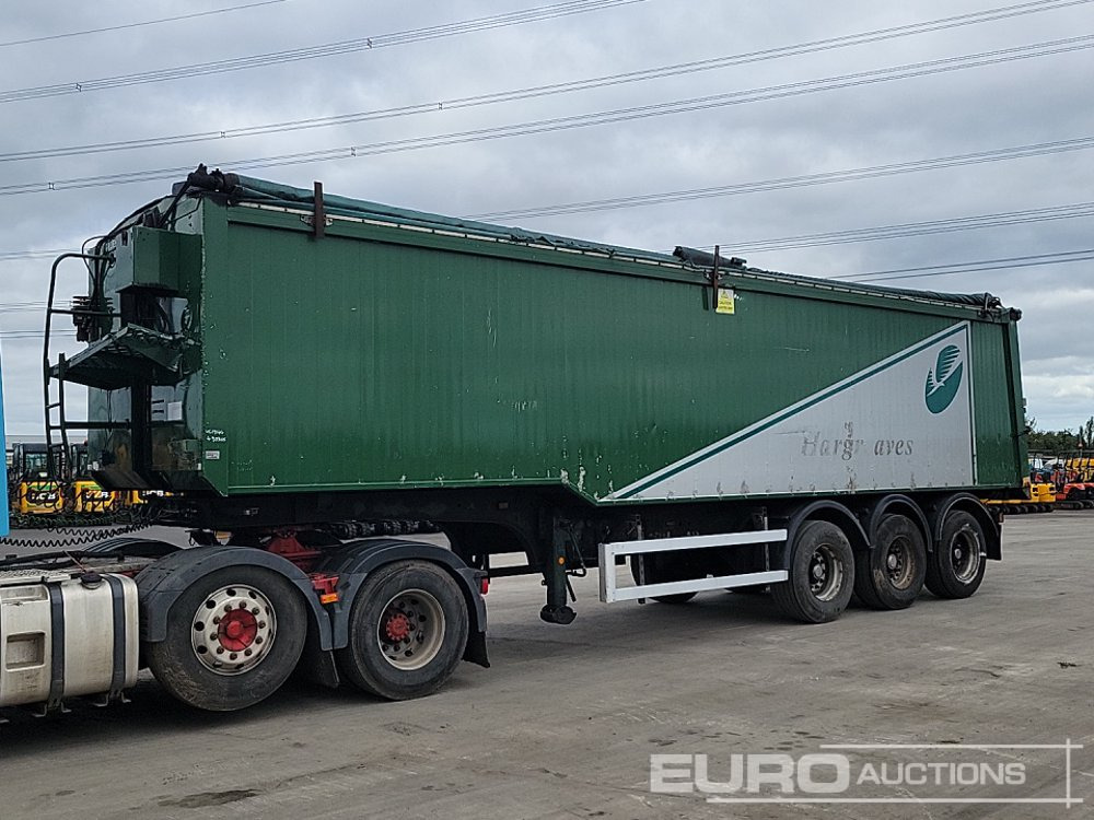 Fruehauf Tri Axle Bulk Tipping Trailer, Easy Sheet - Самосвал полуремарке: снимка 1 Fruehauf Tri Axle Bulk Tipping Trailer, Easy Sheet - Самосвал полуремарке: снимка 1