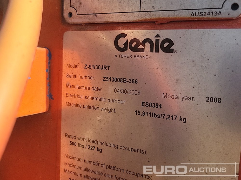 Работна площадка Genie Z-51/30JRT: снимка 39