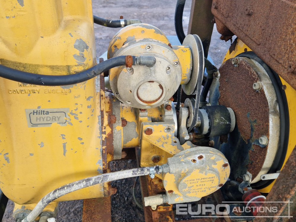 Водна помпа Hilta 4" Single Axle Water Pump, Hatz Engine: снимка 18