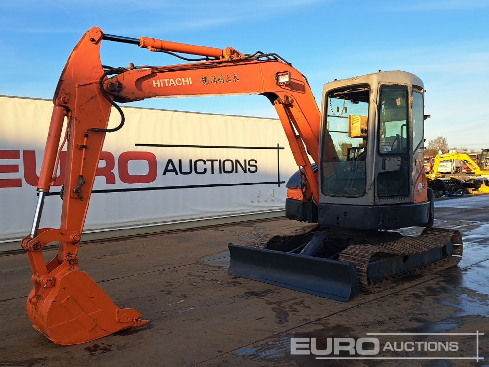 Hitachi ZX55UR - Мини багер: снимка 1 Hitachi ZX55UR - Мини багер: снимка 1