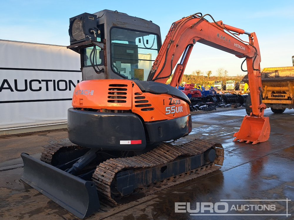 Hitachi ZX55UR - Мини багер: снимка 5 Hitachi ZX55UR - Мини багер: снимка 5