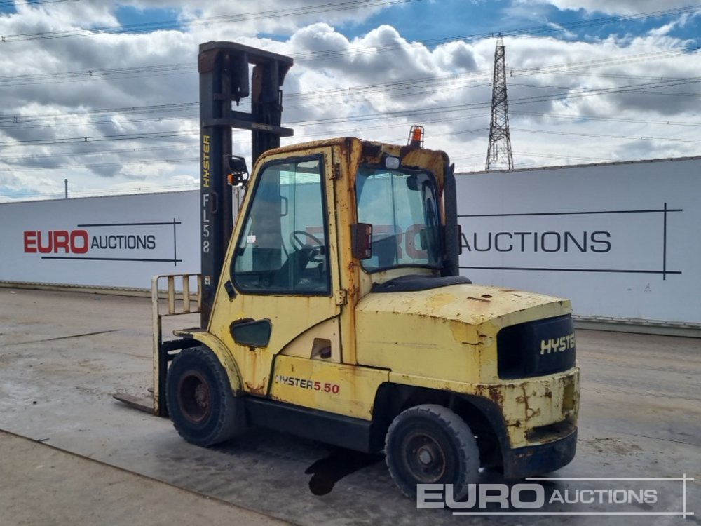 Hyster H5.50XM - Мотокар: снимка 3 Hyster H5.50XM - Мотокар: снимка 3