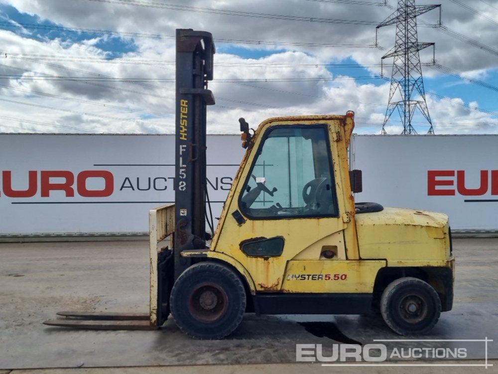 Hyster H5.50XM - Мотокар: снимка 2 Hyster H5.50XM - Мотокар: снимка 2