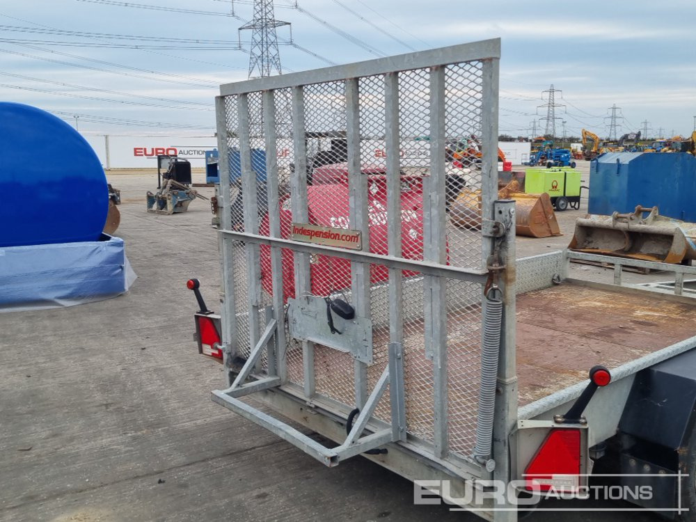 Ремарке за строителна техника Indespension 3.5 Ton Twin Axle Plant Trailer, Ramp: снимка 18