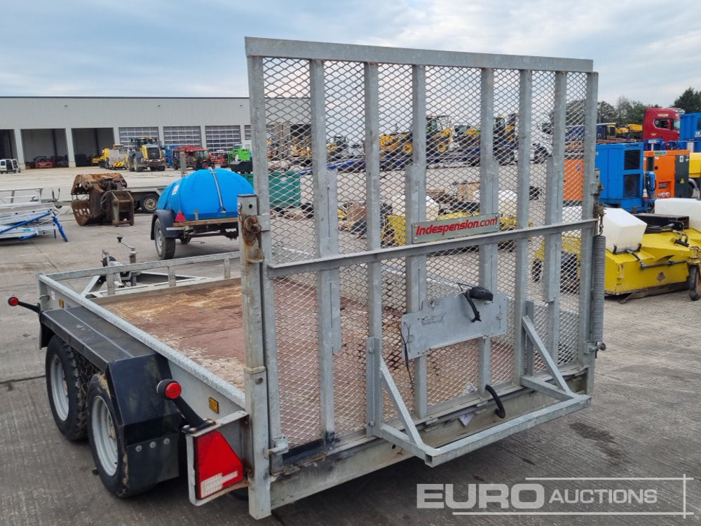 Ремарке за строителна техника Indespension 3.5 Ton Twin Axle Plant Trailer, Ramp: снимка 19