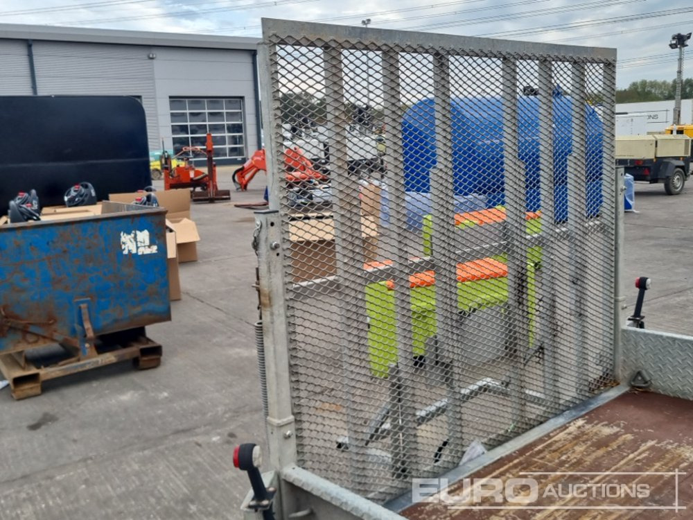 Ремарке за строителна техника Indespension 3.5 Ton Twin Axle Plant Trailer, Ramp: снимка 17