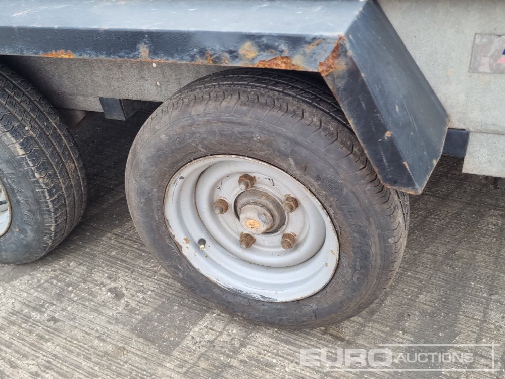 Ремарке за строителна техника Indespension 3.5 Ton Twin Axle Plant Trailer, Ramp: снимка 12