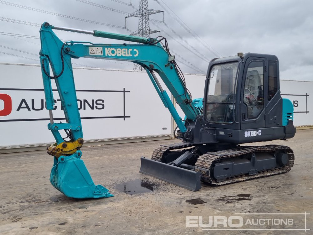Kobelco SK60-C - Мини багер: снимка 1 Kobelco SK60-C - Мини багер: снимка 1