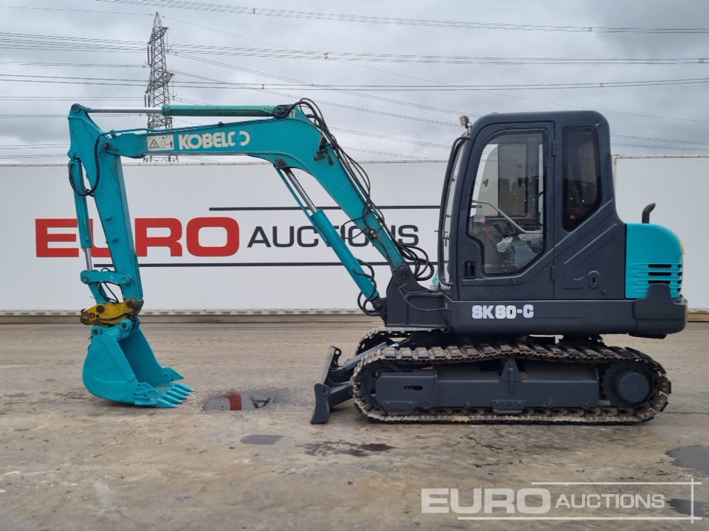 Kobelco SK60-C - Мини багер: снимка 2 Kobelco SK60-C - Мини багер: снимка 2