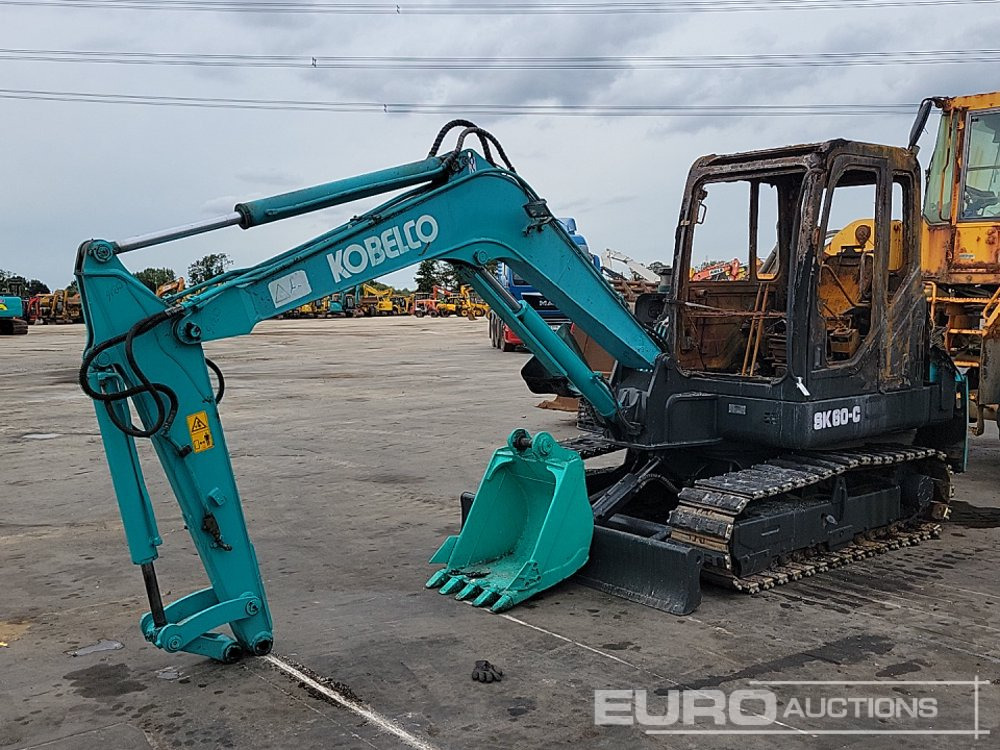 Kobelco SK60-C - Мини багер: снимка 1 Kobelco SK60-C - Мини багер: снимка 1